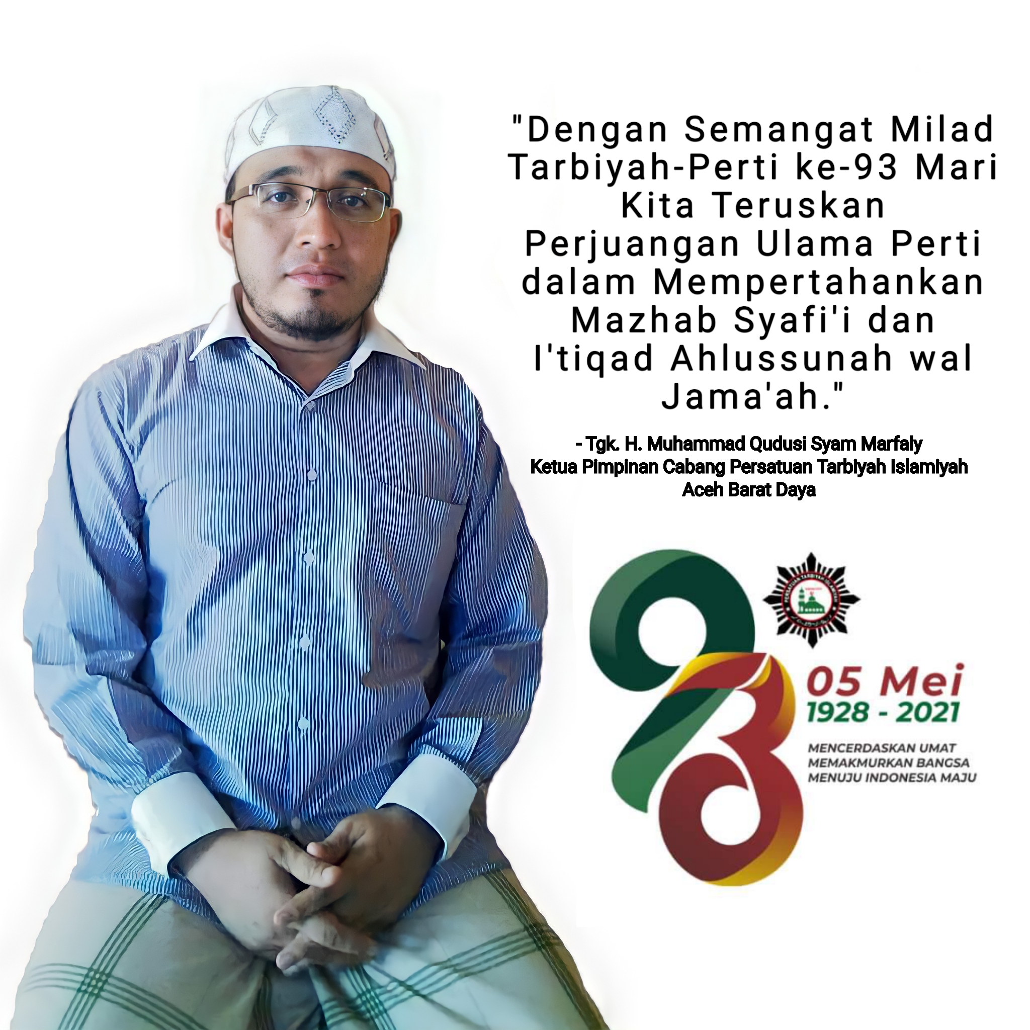 Milad ke 93, Tarbiyah-Perti Abdya: Kita kirimkan doa kepada Ulama dan bangsa