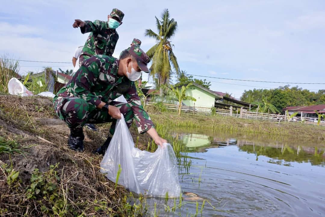 Tabur 10 Ribu Bibit Ikan, Danrem 011/LW Ingin Bentuk Ekowisata