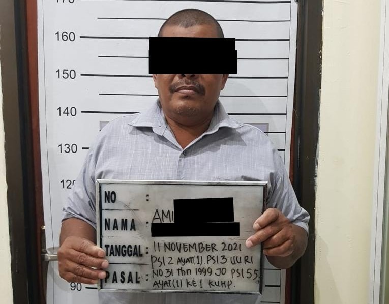 Kepala Desa Pulau Bunta Ditahan Diduga Rugikan Negara Rp438 juta