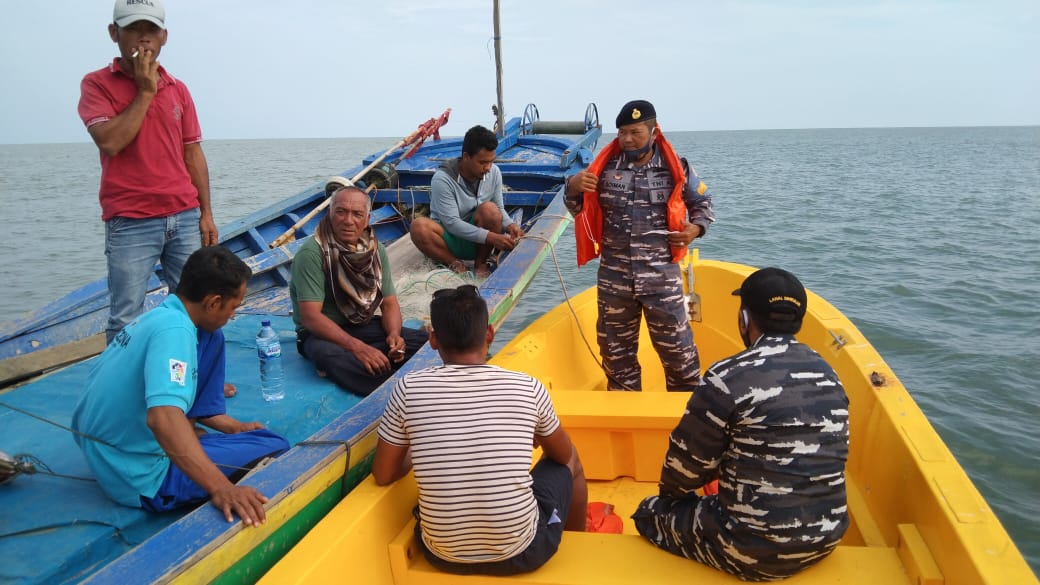 Tim Gabungan Posal Singkil Bantu Cari Nelayan Kilangan yang Hilang