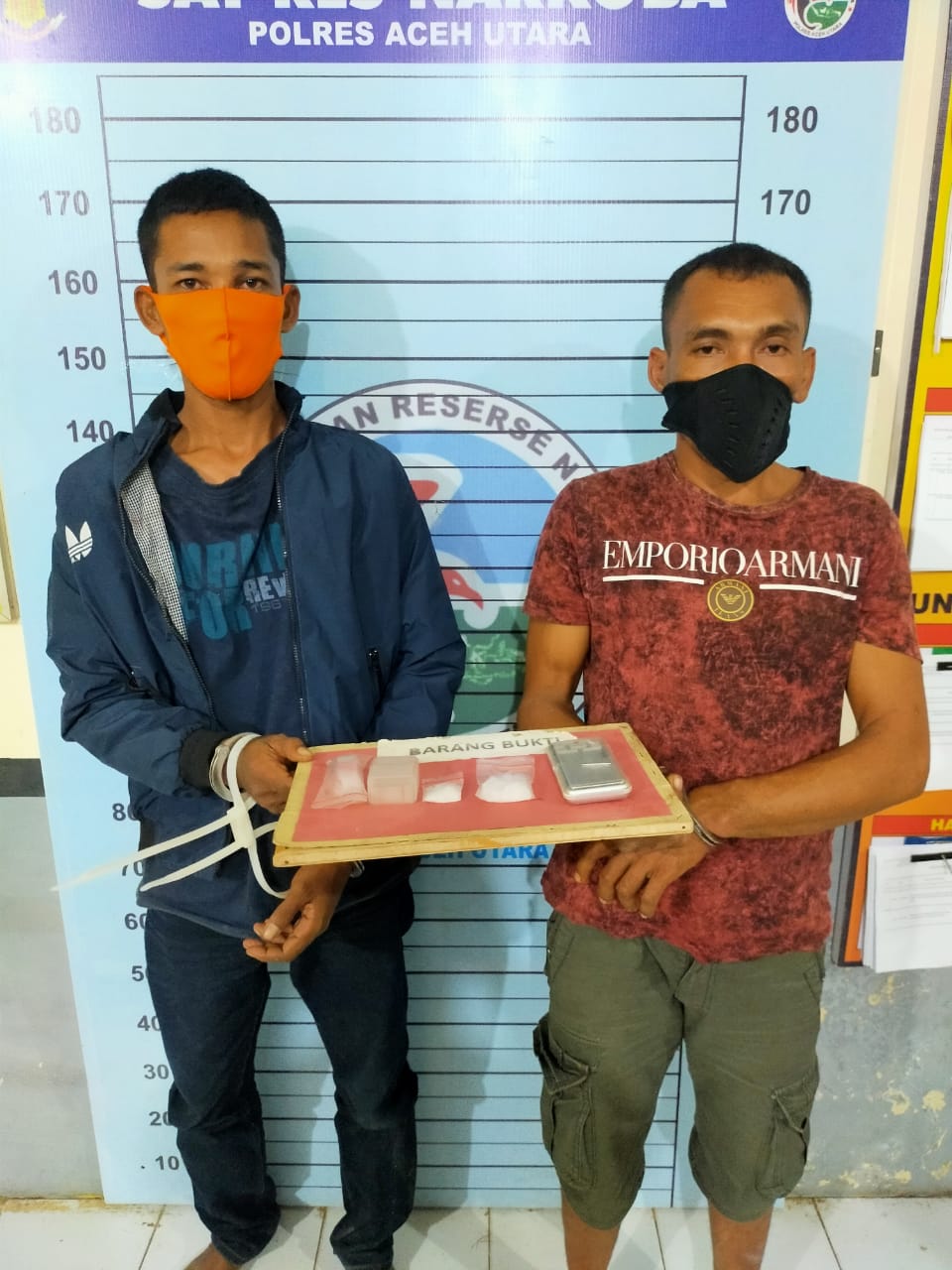 Kembangkan Kasus, Polisi Amankan Dua Pemuda bersama 15 Gram Lebih Sabu di Aceh Utara