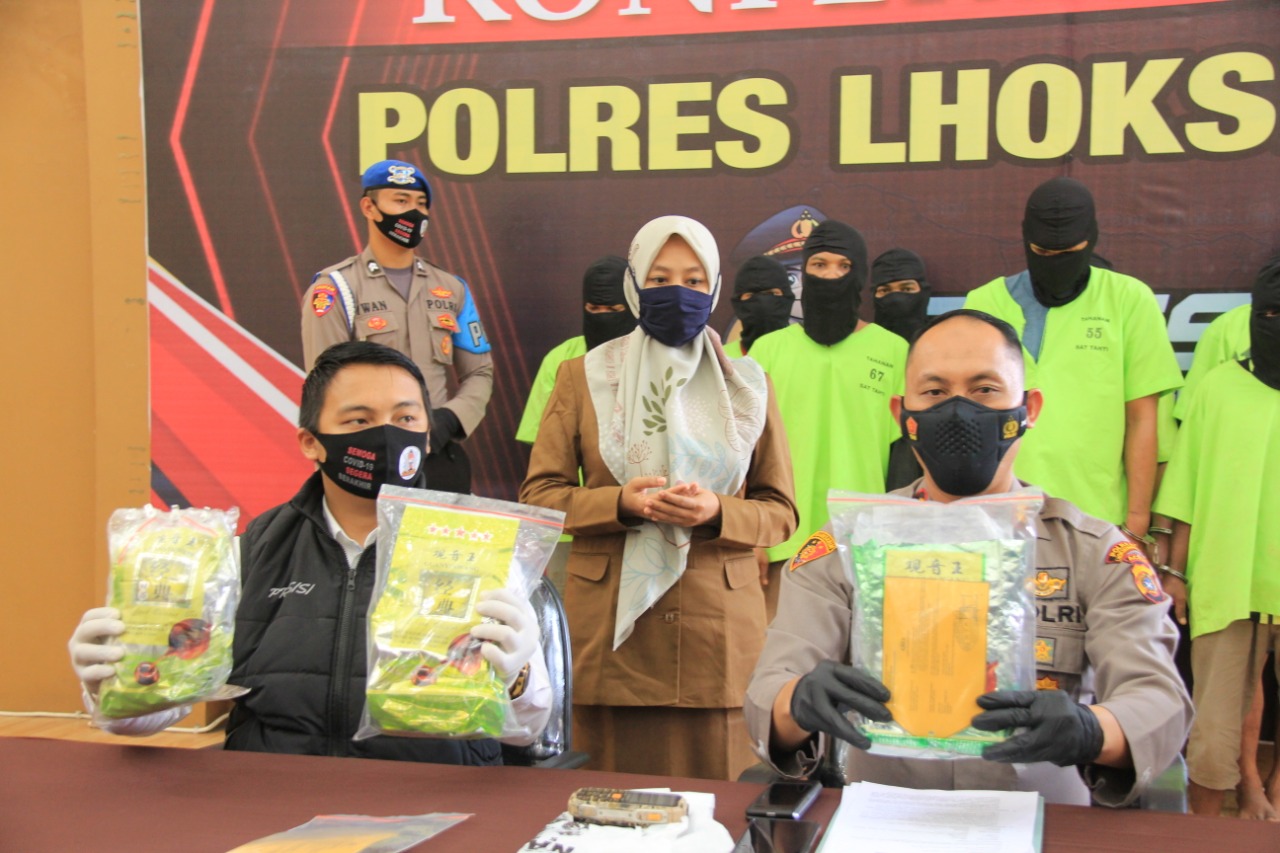 Pengungkapan Kasus 4 Kilogram Sabu di Lhokseumawe