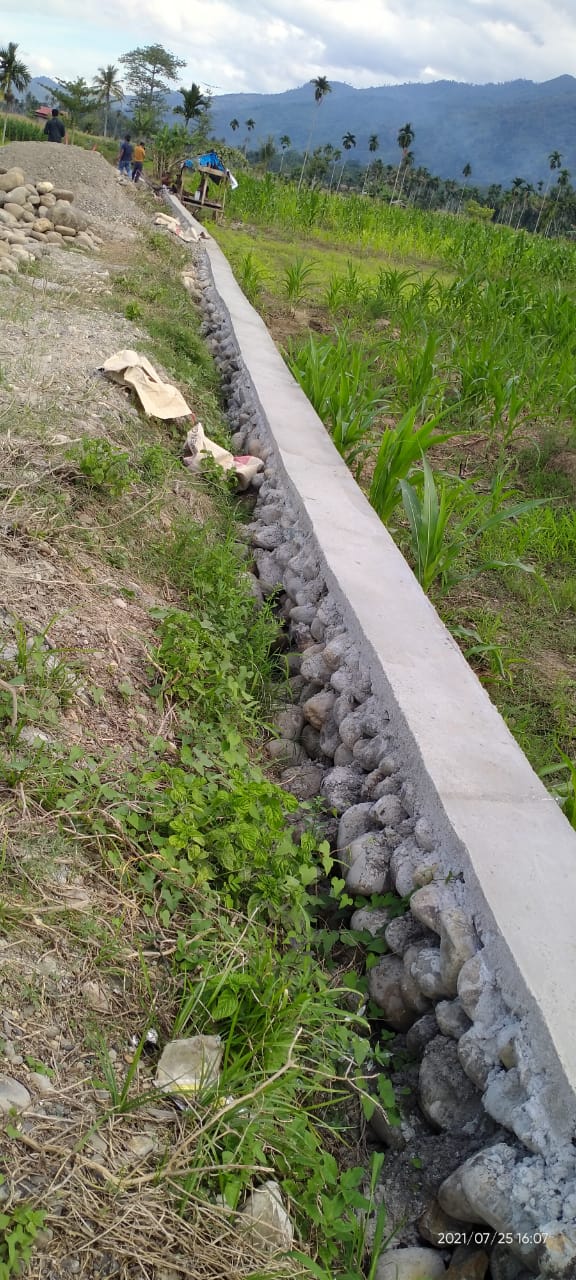 Diduga Mark Up Puluhan Proyek Tembok Penahan Tanah Dinas Pupr Agara Dipertanyakan