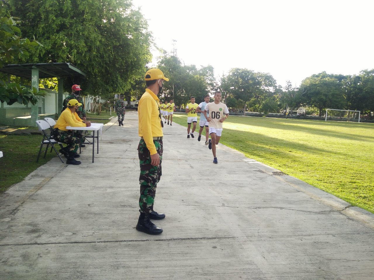 Jasdam Im Terapkan Prokes Selama Uji Kesegaran Jasmani Calon Bintara Tni Ad