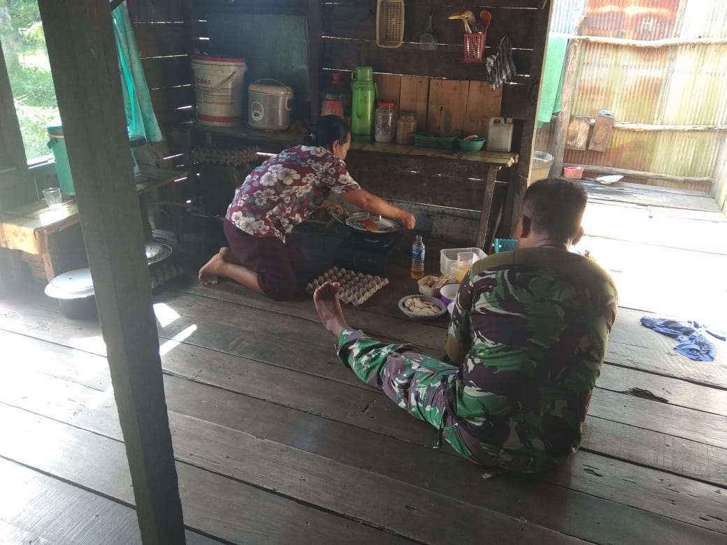 TNI Tidak Hanya Terampil Dalam Pembangunan, Namun Juga Lihai Memasak